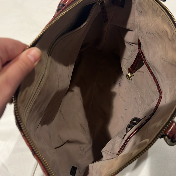 Brahmin Pecan Large Duxbury Satchel - Picture 4 of 4